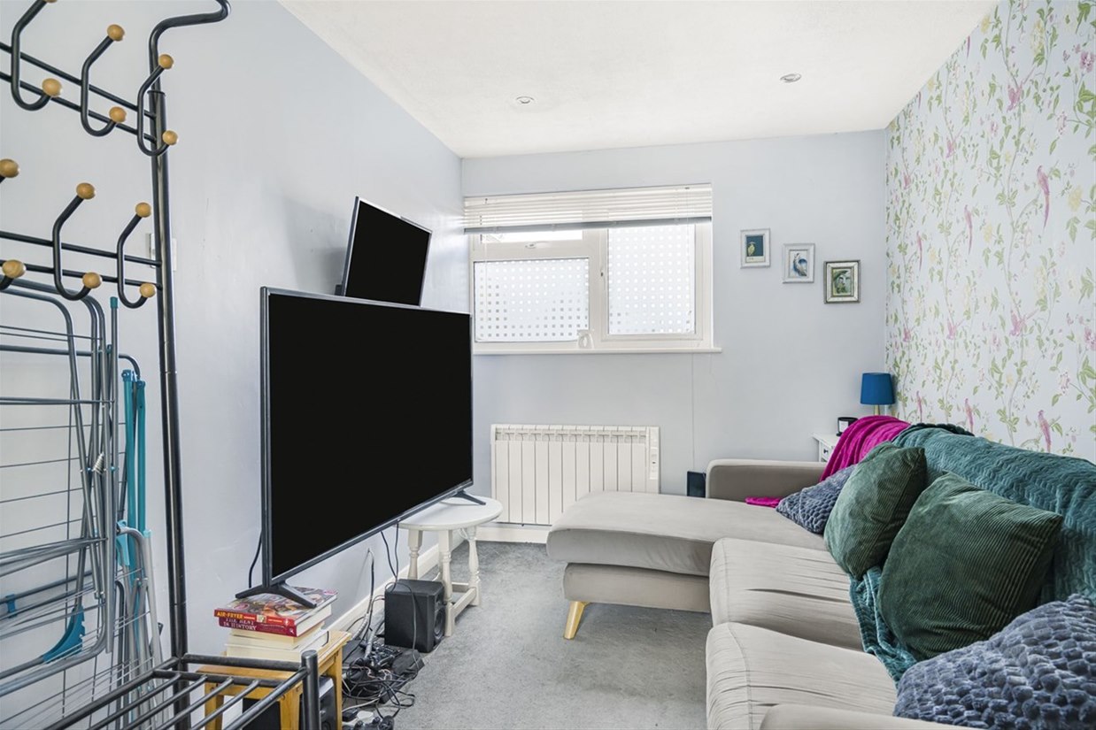 The annex's open-plan living space
